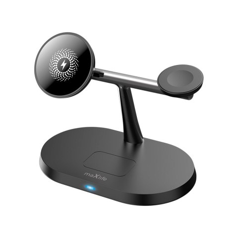 Maxlife ładowarka bezprzewodowa 3w1 MXWC-03 15W czarna Maxlife ładowarka bezprzewodowa 3w1 MXWC-03 15W czarna