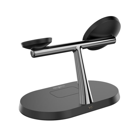 Maxlife ładowarka bezprzewodowa 3w1 MXWC-03 15W czarna Maxlife ładowarka bezprzewodowa 3w1 MXWC-03 15W czarna