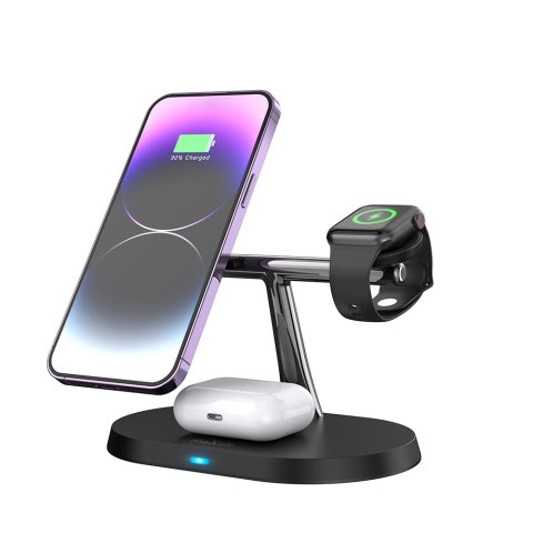 Maxlife ładowarka bezprzewodowa 3w1 MXWC-03 15W czarna Maxlife ładowarka bezprzewodowa 3w1 MXWC-03 15W czarna