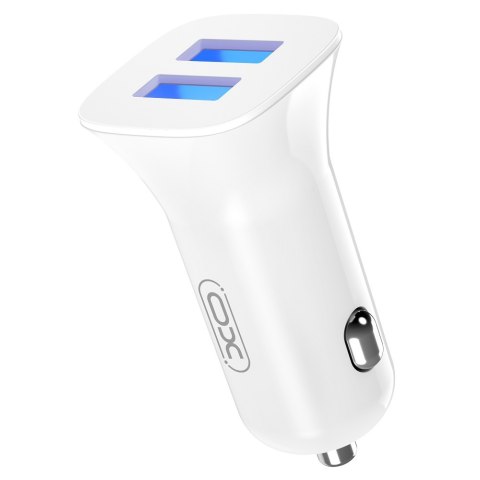 XO ładowarka samochodowa TZ10 2x USB 2,4A biała + kabel Lightning XO ładowarka samochodowa TZ10 2x USB 2,4A biała + kabel Lightning