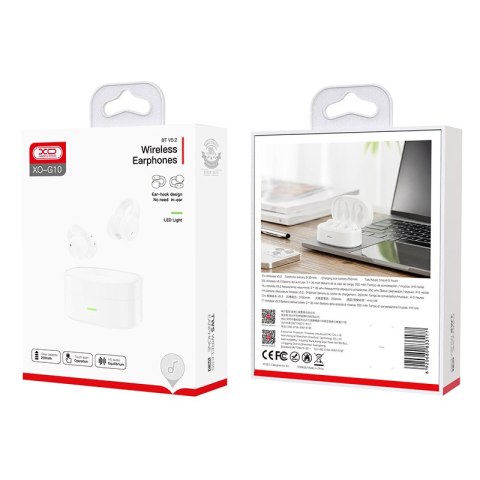 XO słuchawki Bluetooth G10 TWS białe XO słuchawki Bluetooth G10 TWS białe