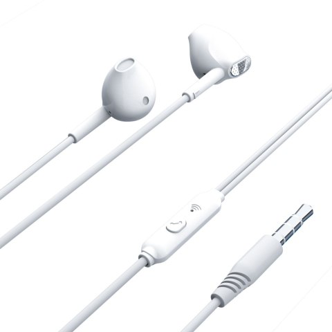 XO słuchawki przewodowe EP52 jack 3,5mm douszne białe XO słuchawki przewodowe EP52 jack 3,5mm douszne białe
