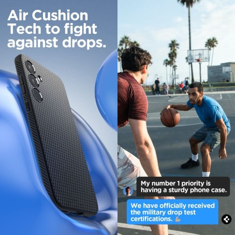 Spigen Nakładka Liquid Air do Samsung Galaxy A35 5G matowa Spigen Nakładka Liquid Air do Samsung Galaxy A35 5G matowa