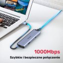 Unitek Aktywny Hub USB-C 5Gbps, HDMI RJ-45 PD 100W