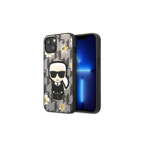 Karl Lagerfeld nakładka do iPhone 13 KLHCP13MPMNFIK1 szara hard case Monogram Iconic Karl Karl Lagerfeld nakładka do iPhone 13 KLHCP13MPMNFIK1 szara hard case Monogram Iconic Karl