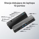 Unitek Stacja dokująca 12w1, HDMI 8K, USB 4, 100 W