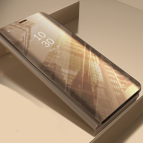 Etui Smart Clear View do Samsung Galaxy A15 4G / A15 5G złote Etui Smart Clear View do Samsung Galaxy A15 4G / A15 5G złote
