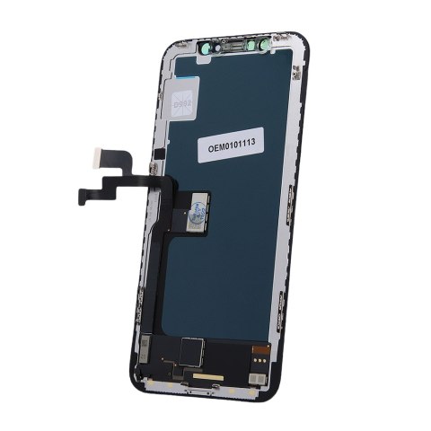 Wyświetlacz z panelem dotykowym iPhone X Soft Oled ZY czarny Wyświetlacz z panelem dotykowym iPhone X Soft Oled ZY czarny