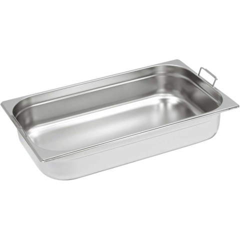 Pojemnik stalowy z uchwytami, GN 1/1, H 100 mm Pojemnik stalowy z uchwytami, GN 1/1, H 100 mm