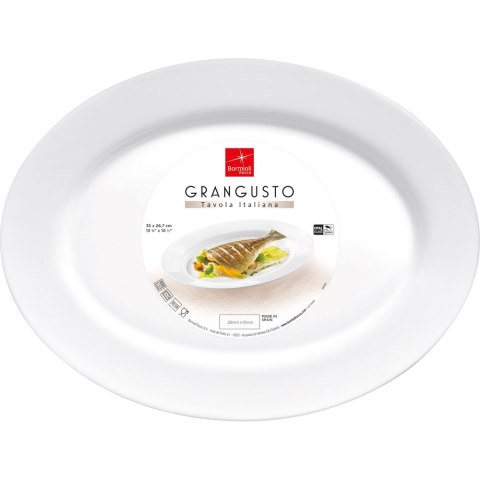 Talerz owalny do ryb, Grangusto, 350x267 mm