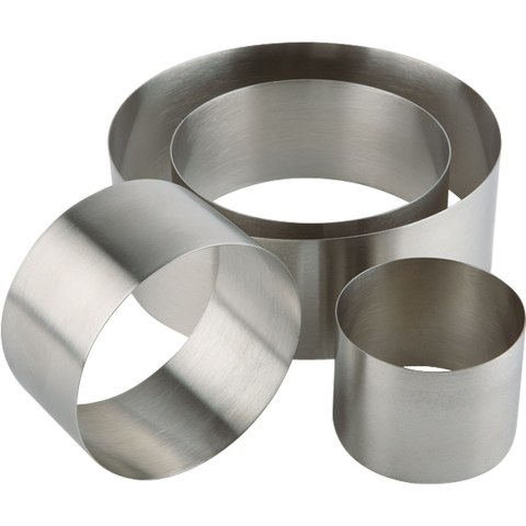Pierścień cukierniczy, kucharski, Ø 80 mm, H 45 mm Pierścień cukierniczy, kucharski, Ø 80 mm, H 45 mm