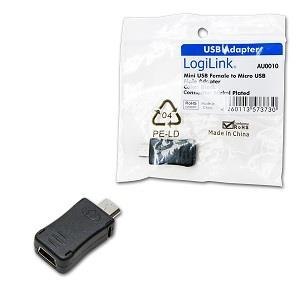 Adapter USB LogiLink AU0010 USB mini do USB micro