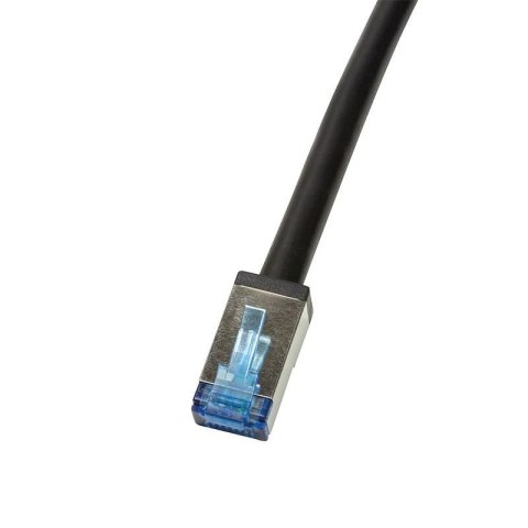 Patchcord LogiLink CQ7073S Cat.6A S/FTP PVC+PE 5m czarny