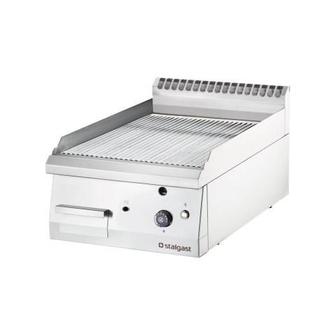 Płyta grillowa nastawna, chromowana, ryflowana, gazowa, 400x700, 6.5 kW, G20/20 mbar Płyta grillowa nastawna, chromowana, ryflowana, gazowa, 400x700, 6.5 kW, G20/20 mbar