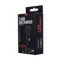 Maxlife ładowarka samochodowa MXCC-01 2x USB 2,4A czarna