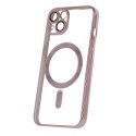 Nakładka Color Chrome Mag do iPhone 13 6,1" różowo-złota