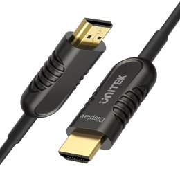 Unitek Kabel optyczny HDMI 2.0 AOC 4K 60Hz 100 m