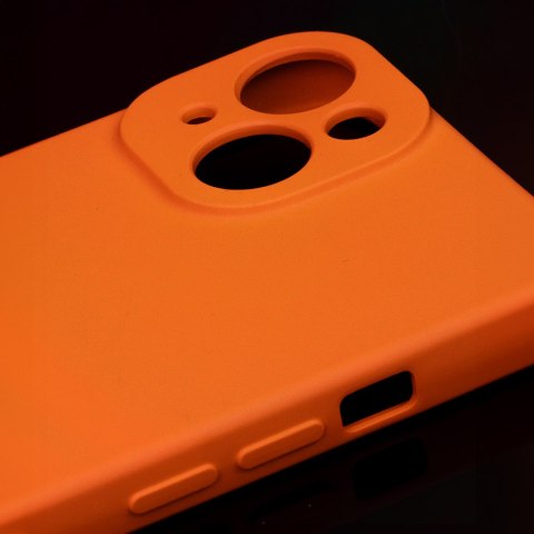 Nakładka Silicon do Xiaomi Redmi 13c 4G pomarańczowy Nakładka Silicon do Xiaomi Redmi 13c 4G pomarańczowy