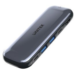 Unitek Storage Hub USB-C dyski M.2, HDMI, PD 100W