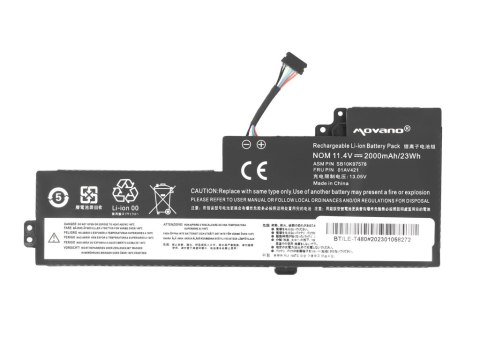 Bateria Movano do Lenovo ThinkPad T470, T480 - wewnętrzna Bateria Movano do Lenovo ThinkPad T470, T480 - wewnętrzna