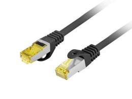 Patchcord Lanberg FTP kat.6A 2m LSZH CU fluke passed czarny