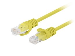 Patchcord Lanberg UTP kat.5e 1m żółty 10-Pack