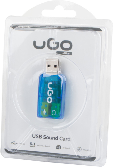 Karta dźwiękowa USB Ugo Office UKD-1085