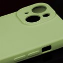 Nakładka Silicon do iPhone 15 Pro 6,1" miętowy