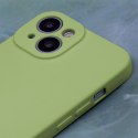 Nakładka Silicon do iPhone 15 Pro 6,1" miętowy