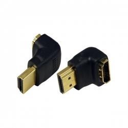 Adapter HDMI LogiLink AH0007 kątowy 90°, HDMI (F) > HDMI (M)