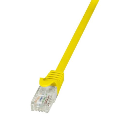 Patchcord LogiLink CP2017U CAT.6 U/UTP 0,25m, żółty