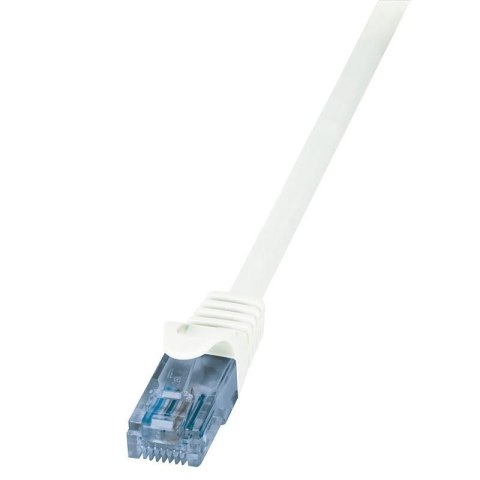 Patchcord LogiLink CP3021U Cat.6A U/UTP 0,50m biały