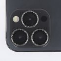 Zestaw szkieł na aparat do iPhone 11 Pro Max black rhombus (3 sztuki)