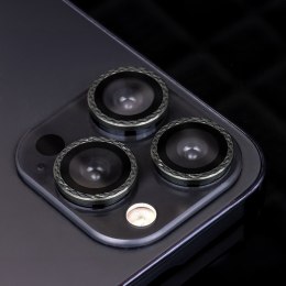 Zestaw szkieł na aparat do iPhone 11 Pro black rhombus (3 sztuki)