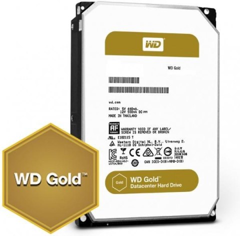 Dysk WD Gold™ WD8005FRYZ 8TB 3,5" 7200 256MB SATA III