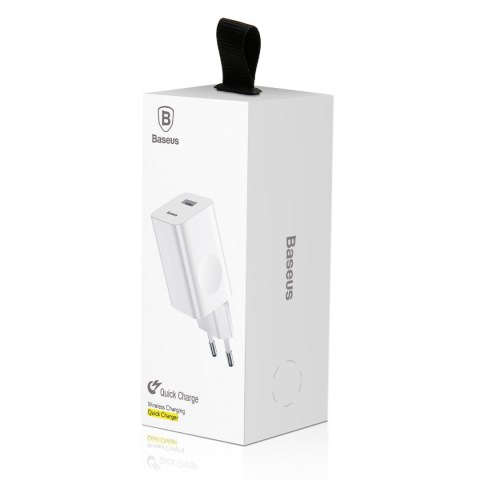 Baseus ładowarka sieciowa QC 3.0 1x USB 3A biała Baseus ładowarka sieciowa QC 3.0 1x USB 3A biała