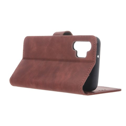 Etui Smart Velvet do Samsung Galaxy S24 brązowe Etui Smart Velvet do Samsung Galaxy S24 brązowe