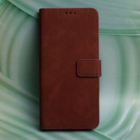 Etui Smart Velvet do Samsung Galaxy S24 brązowe Etui Smart Velvet do Samsung Galaxy S24 brązowe