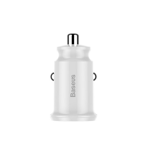 Baseus ładowarka samochodowa Grain 2x USB 3,1A biała Baseus ładowarka samochodowa Grain 2x USB 3,1A biała