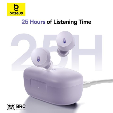 Baseus słuchawki Bluetooth Bowie E18 True Wireless Earphones fioletowe Baseus słuchawki Bluetooth Bowie E18 True Wireless Earphones fioletowe