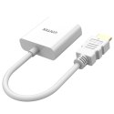 Unitek Adapter HDMI na VGA, FullHD 60Hz, biały