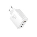 Baseus ładowarka sieciowa Cube Pro PD 65W 2x USB-C 1x USB biała