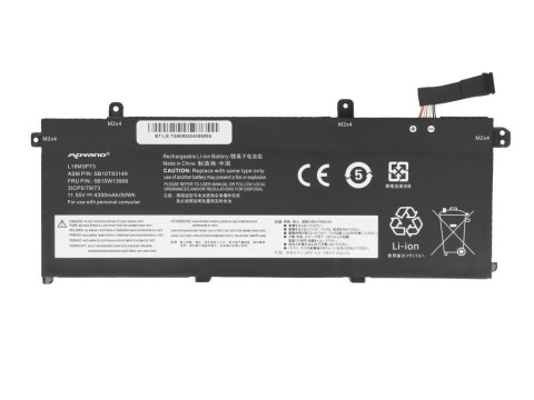 Bateria Movano do Lenovo ThinkPad T490, T495, P43s, P14s Bateria Movano do Lenovo ThinkPad T490, T495, P43s, P14s