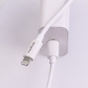 Maxlife ładowarka sieciowa PD QC MXTC-06-20C 1x USB-C 20W biała + kabel USB-C - Lightning 20W