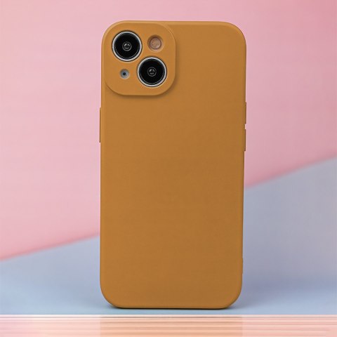 Nakładka Silicon do iPhone 16 Plus 6,7" karmelowa Nakładka Silicon do iPhone 16 Plus 6,7" karmelowa