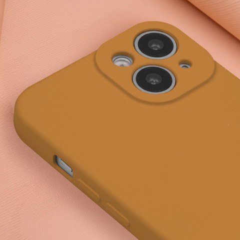Nakładka Silicon do iPhone 16 Plus 6,7" karmelowa Nakładka Silicon do iPhone 16 Plus 6,7" karmelowa