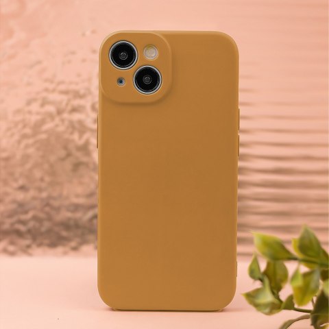 Nakładka Silicon do iPhone 16 Plus 6,7" karmelowa Nakładka Silicon do iPhone 16 Plus 6,7" karmelowa