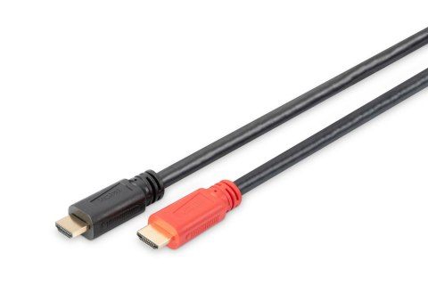 Kabel DIGITUS HDMI HighSpeed ze wzmacniaczem 1080p60Hz FHD Typ HDMI A/A M/M czarny 20m