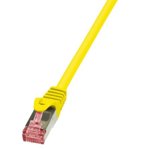 Patchcord LogiLink CQ2097S CAT.6 S/FTP 10m, żółty Patchcord LogiLink CQ2097S CAT.6 S/FTP 10m, żółty