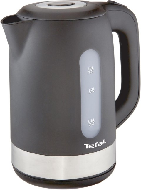 Czajnik TEFAL KO330 Snow (1.7L /2400W /Czarno-stalowy )